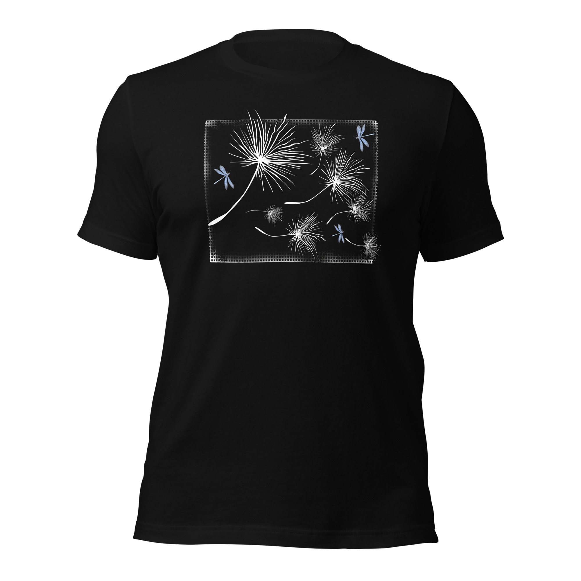 T-shirt with a dandelion